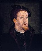 Jan Cornelisz Vermeyen Portrait of Charles V (1500-58), emperor of the Holy Roman Empire Sweden oil painting artist